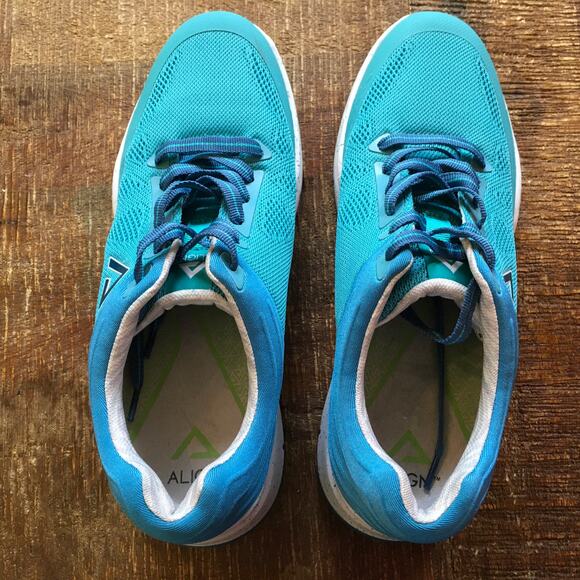 Align Lavoy Sneaker Womens 10 Turquoise Blue Nursing Comfort Orthopedic Nurse - Picture 5 of 9